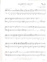 scarica la spartito per fisarmonica Solamente una vez (Arrangement pour accordéon de Andrea Cappellari) (Boléro) in formato PDF