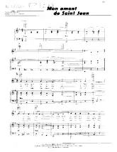 télécharger la partition d'accordéon Mon amant de Saint Jean (Chant : Edith Piaf) (Valse) au format PDF