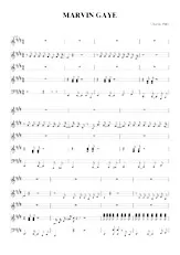 télécharger la partition d'accordéon Marvin Gaye (Relevé) au format PDF