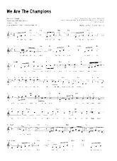 télécharger la partition d'accordéon We are the Champions (Chant : Queen) (Slow Rock) au format PDF