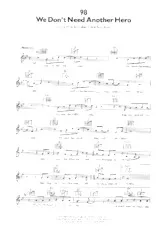 descargar la partitura para acordeón We don't need another hero (Chant : Tina Turner) (Medium Rock) en formato PDF