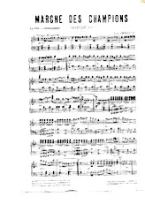 download the accordion score Marche des champions in PDF format