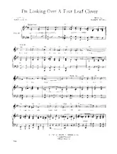 télécharger la partition d'accordéon I'm looking over a four leaf clover (Klaverblad van vier) (Chant : Art Mooney) (Fox Swing) au format PDF