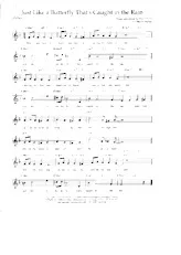 télécharger la partition d'accordéon Just like a butterfly that's caught in the rain (Chant : Annette Hanshaw) (Fox Swing) au format PDF