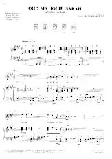 télécharger la partition d'accordéon Oh ma jolie Sarah (Gentle Sarah) (Chant : Johnny Hallyday) (Rock and Roll) au format PDF