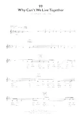 télécharger la partition d'accordéon Why can't we live together (Soul) au format PDF