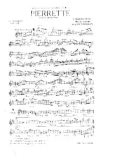 descargar la partitura para acordeón Pierrette (Arrangement : Jo Tournet) (Valse Musette) en formato PDF