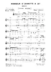 scarica la spartito per fisarmonica Monsieur d' charette a dit (Marche) in formato PDF