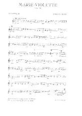 télécharger la partition d'accordéon Marie Violette (Valse) au format PDF