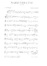 descargar la partitura para acordeón Marie Violette (Valse) en formato PDF