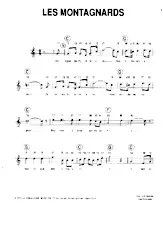 download the accordion score Les Montagnards (Chant : André Dassary) (Chanson Pyrénéenne) in PDF format