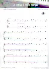 scarica la spartito per fisarmonica La valse à mille temps in formato PDF