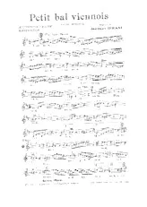 scarica la spartito per fisarmonica Petit bal Viennois (Valse Musette) in formato PDF