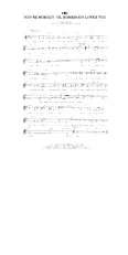 télécharger la partition d'accordéon You're nobody 'til somebody loves you (Chant : Dean Martin) (Slow Fox) au format PDF