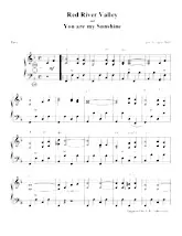 scarica la spartito per fisarmonica Red River Valley and You are my Sunshine (Arrangement : Gary Dahl) (Accordéon) in formato PDF