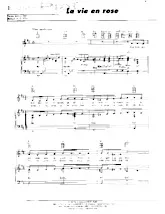 descargar la partitura para acordeón La vie en rose (Slow) en formato PDF