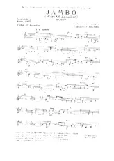 scarica la spartito per fisarmonica Jambo (West of Zanzibar) (Du Film : A l'ouest de Zanzibar) (Mambo) in formato PDF