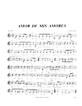 descargar la partitura para acordeón Amor de mis amores (Boléro) en formato PDF