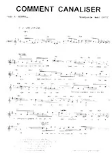 descargar la partitura para acordeón Comment canaliser (Cha Cha Cha) en formato PDF