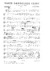 télécharger la partition d'accordéon Nasze Dawniejsze Czasy (Au bon vieux temps) (Polka) au format PDF