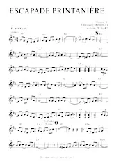 scarica la spartito per fisarmonica Escapade printanière (Valse) in formato PDF