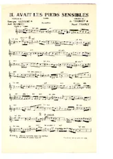 download the accordion score Il avait les pieds sensibles (Tango) in PDF format