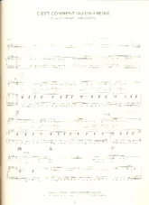 download the accordion score C'est comment qu'on freine (Pop Rock) in PDF format