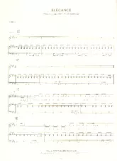télécharger la partition d'accordéon Elégance (Pop Reggae) au format PDF