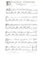 télécharger la partition d'accordéon Szczescie Stracone (Bonheur perdu) (Valse) au format PDF