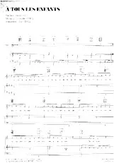 scarica la spartito per fisarmonica A tous les enfants (Interprète : Joan Baez) in formato PDF