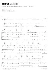scarica la spartito per fisarmonica Ah Papa chéri (Extrait de la Comédie Musicale : La bande à Bonnot) (Interprète : Cécile Vassort) in formato PDF