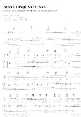 télécharger la partition d'accordéon Avant cinquante ans (Extrait de la Comédie Musicale : La bande à Bonnot) (Interprète : Maurice Barrier) au format PDF