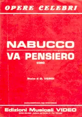 télécharger la partition d'accordéon Va Pensiero (Coro dal Nabucco) au format PDF