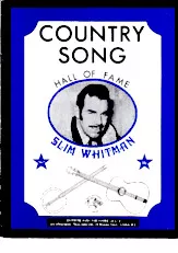 scarica la spartito per fisarmonica Coutry Song / Hall of Fame / Slim Whitman (Book n°7) (13 Titres) in formato PDF