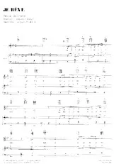 descargar la partitura para acordeón Je rêve en formato PDF