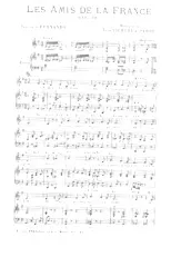 descargar la partitura para acordeón Les amis de la France (Marche) en formato PDF