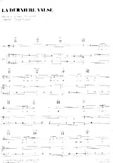 télécharger la partition d'accordéon La dernière valse (Interprète : Serge Reggiani) (Valse Boston) au format PDF