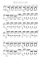 télécharger la partition d'accordéon Dernier domicile connu (Musique du film de José Giovanni) (Partition Piano) au format PDF