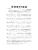 descargar la partitura para acordeón Contigo (Boléro) en formato PDF