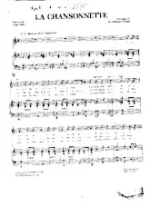télécharger la partition d'accordéon La Chansonnette (Chant : Yves Montand) (Slow Fox) au format PDF