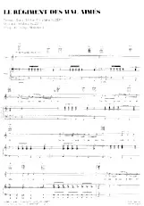 scarica la spartito per fisarmonica Le régiment des mal aimés (Interprète : Serge Reggiani) (Marche) in formato PDF