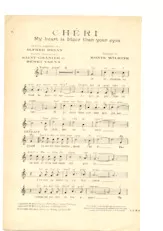 télécharger la partition d'accordéon Chéri (My heart is bluer than your eyes) (Valse) au format PDF