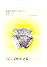 télécharger la partition d'accordéon 3 Titres : Due soldi di felicita + Elisa + Silvia au format PDF
