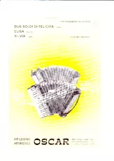 download the accordion score 3 Titres : Due soldi di felicita + Elisa + Silvia in PDF format