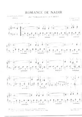 télécharger la partition d'accordéon Romance de Nadir (Des : Pêcheurs de perles) (Arrangement : Eugène Sinzewski) (Boléro) au format PDF