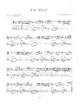 download the accordion score Für Elise (Lettre à Elise) (Arrangement pour accordéon de Mario Mascarenhas) in PDF format