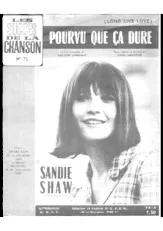 descargar la partitura para acordeón Pourvu que ça dure (Long live love) (Chant : Sandie Shaw) en formato PDF