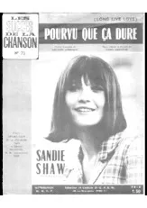 télécharger la partition d'accordéon Pourvu que ça dure (Long live love) (Chant : Sandie Shaw) au format PDF