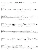 scarica la spartito per fisarmonica Ave Marie (Transcription : Michel Rech) (Partie : Saxo mib) in formato PDF