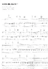scarica la spartito per fisarmonica Sans blague (Interprète : Renée Lebas) (Slow) in formato PDF